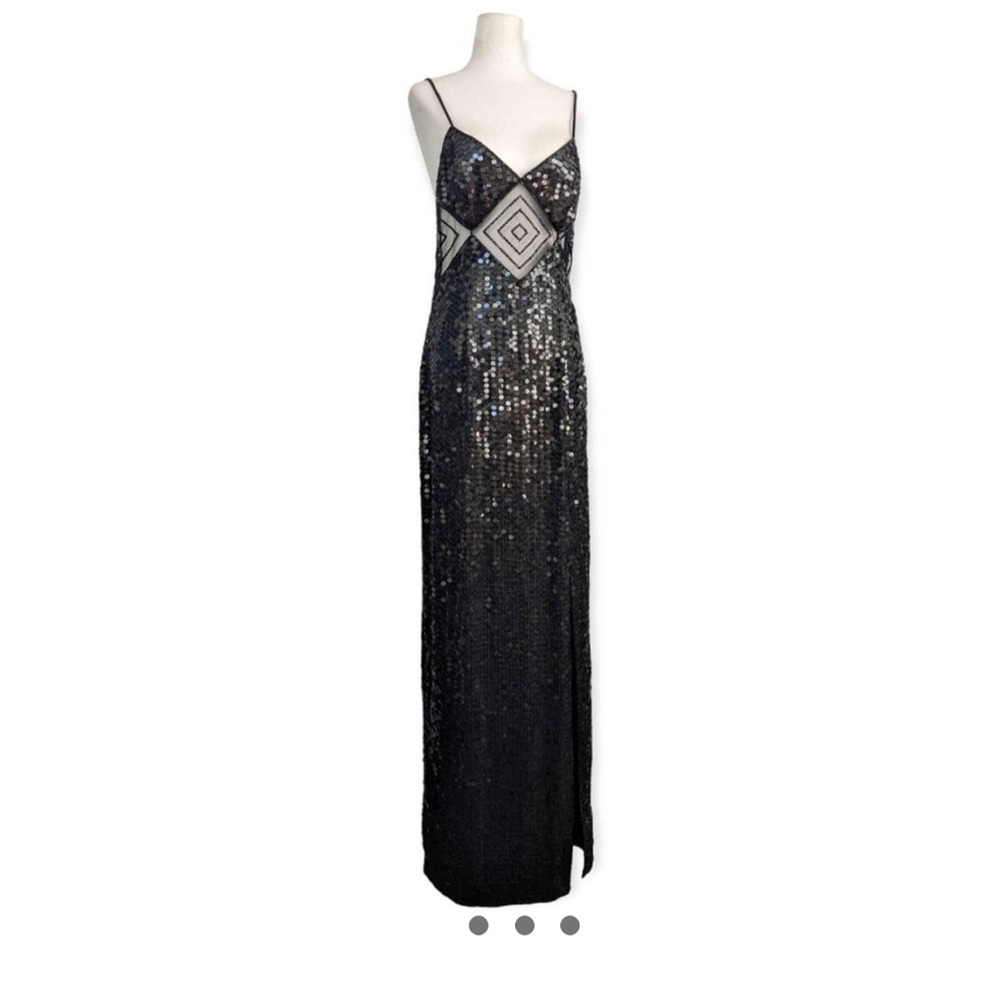 Vintage Flapper 1920’s 1930’s Art Deco Prom Evening Formal Gown